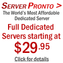 Apply for ServerPronto